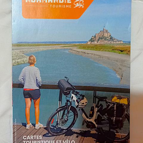 troc de  Carte touristique "La Normandie à vélo"., sur mytroc