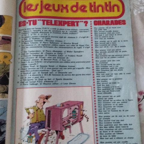 troc de  Les jeux de Tintin + Le petit journal Bruce Lee, sur mytroc