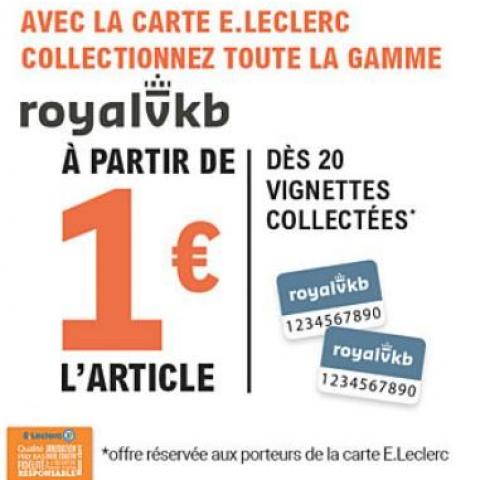 troc de  Vignettes Leclerc Royal VKB en version dématérialisées, sur mytroc