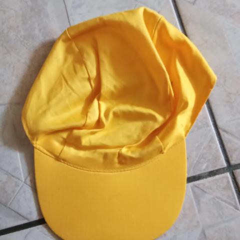 troc de  casquette jaune neuf 100% coton, sur mytroc