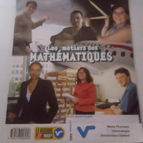 troc de  J'échange magazine ONISEP : "les métiers des Mathématiques", sur mytroc