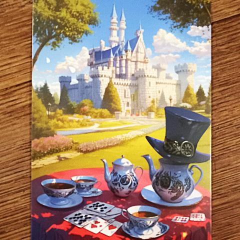 troc de  Carte postale "Décor d'Alice au pays des merveilles"., sur mytroc