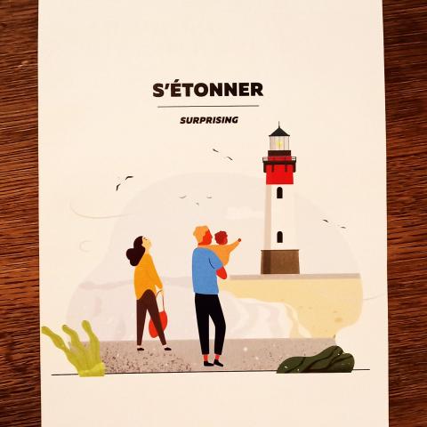 troc de  Affichette "S'étonner"., sur mytroc