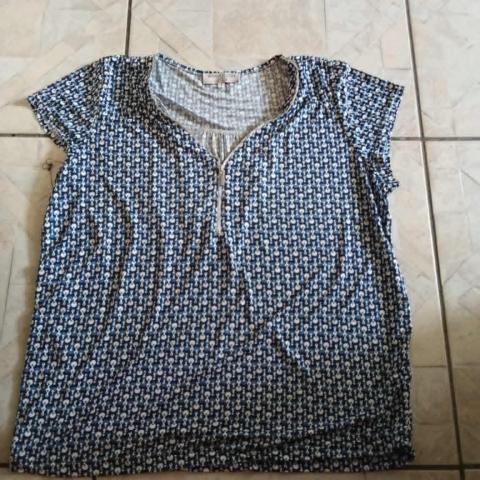 troc de  Tunique bleu leger taille 5  marque wonman  code, sur mytroc