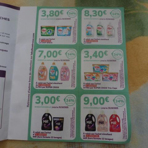 troc de  réductions 4 pages envoi compris RESERVE, sur mytroc