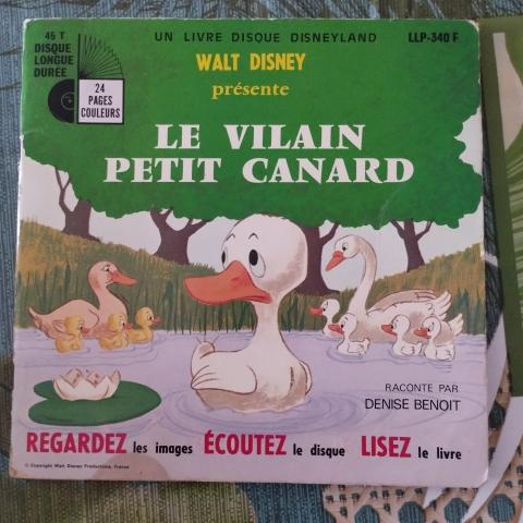 troc de  Disque livre vinyle 45T Disney - Le vilain petit canard, sur mytroc