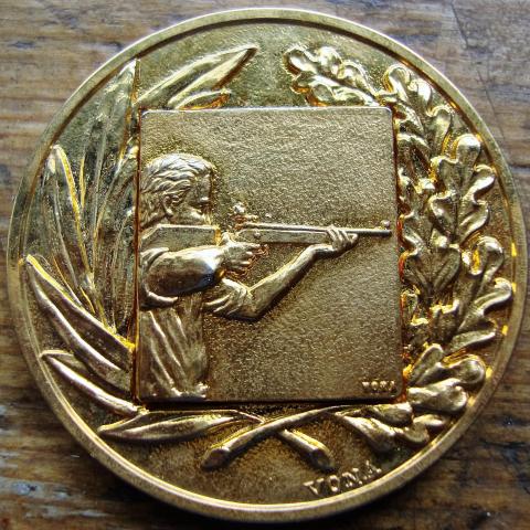 troc de  Médaille de tir " Cht .Hh- Marne " 1979, sur mytroc