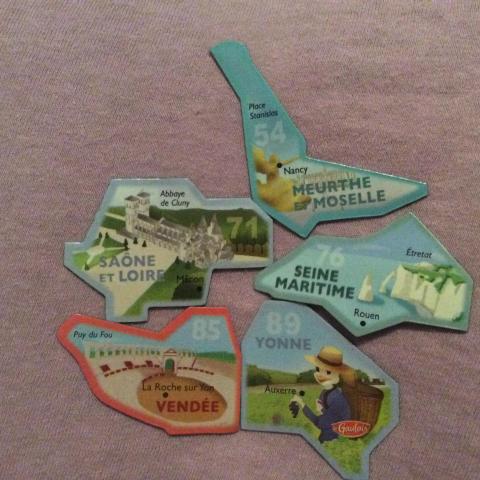 troc de  Magnets  le gaulois 54 71 76 85 89, sur mytroc