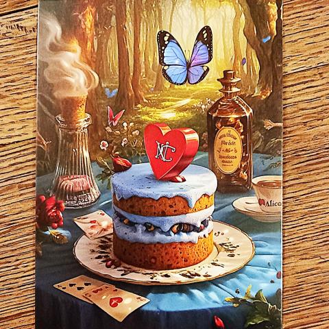 troc de  Carte postale "Le gâteau d'Alice"., sur mytroc