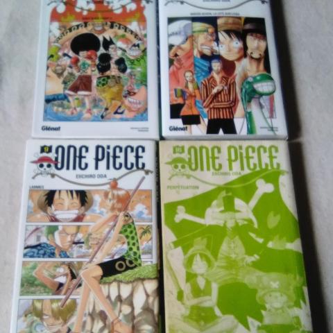 troc de  RESERVE lot 4 livres one piecce, très bon état, sur mytroc