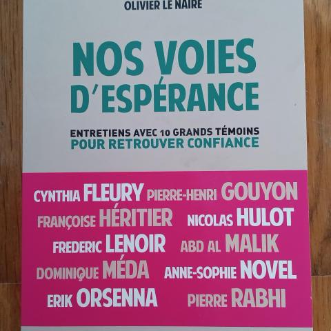 troc de  Nos voies d'espérance Olivier Le Naire, sur mytroc