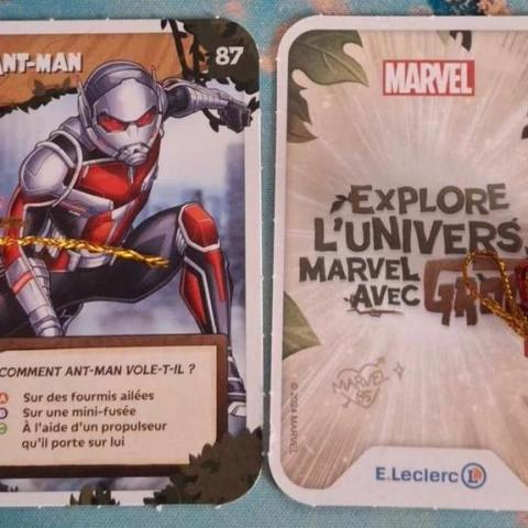 troc de  carte marvel Ant man N°87 Leclerc 2024, sur mytroc