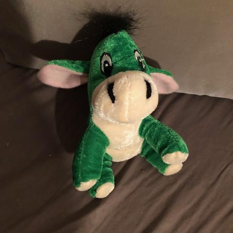 troc de  Peluche petit âne 14cm assis, sur mytroc