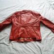 troc de troc blouson en cuir rouge zara taille m image 1