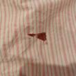 troc de troc drap plat une personne blanc à rayures roses image 1