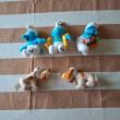 troc de troc #réservé# lot petites peluches schtroumpfs peyo mcdonald 2000 image 0