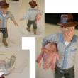 troc de troc figurine de qualité n° 4 : schleich / fermier + petit cochon 9 cm image 0