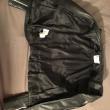 troc de troc blouson noir cuir d'agneau mango taille s très bon état image 1
