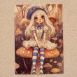 troc de troc carte postale "alice in wonderland". image 0