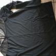 troc de troc tunique noir taille 46/48  marque influx   haut dentelle image 1