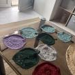 troc de troc lot 8 sous verres forme feuille image 0