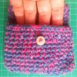 troc de troc porte-monnaie ou petite pochette au crochet fait main image 2