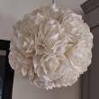 troc de troc grosse boule de roses en tissu image 1
