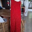 troc de troc superbe robe longue dentelle rouge 40-42 image 2