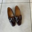 troc de troc chaussures bordeaux, cuir vernis image 2