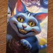 troc de troc carte postale "le chat du cheshire". image 0