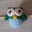 troc de troc mini hibou au crochet fait main #4 image 1