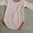 troc de troc body 9 mois  bordure rouge marque graine de blé image 1