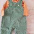 troc de troc salopette  9 mois neuf   vert comme photo image 1
