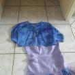 troc de troc robe en soie creation unique taille 40/42 avec son bolero image 2