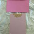 troc de troc carte de tout coeur dessin de fleurs & son enveloppe rose fushia image 2