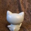 troc de troc (réservé) chat porte bonheur 11cm résine (petits défauts) image 1