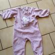 troc de troc °pyjama 6 mois hello  kitty mauve petit pois image 0