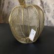 troc de troc (réservé) pomme déco grillage métal doré à suspendre ou autre image 0