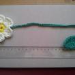 troc de troc rÉservÉ marque page ou décoration fleur au crochet fait main neuf (#1) image 2