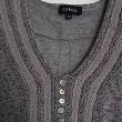 troc de troc t-shirt gris floral. reserve. image 1