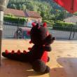 troc de troc dinosaure fait main image 1