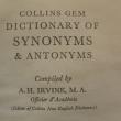 troc de troc ancien petit dictionnaire anglais collins synonyms & antonyms image 1