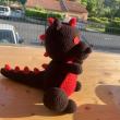 troc de troc peluche dinosaure en crochet fait mains image 0