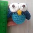 troc de troc mini hibou au crochet fait main #1 image 2