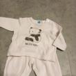 troc de troc pyjama 2 pirces 6 mois marque mots d'enfants rose pale image 1