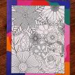troc de troc coloriage recto/verso. image 1