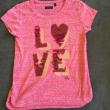 troc de troc troc t-shirt rose love image 0