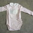troc de troc body neuf rose avec col marque obaïbi 6 mois image 0
