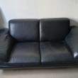 troc de troc fauteuil relaxant +canapé cuir noir image 0