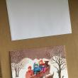 troc de troc carte enfants en traîneau luge de lilo fromm & enveloppe blanche image 1